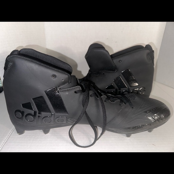 New Adidas Break BiG FooT Cleats Size 18 Black new - Picture 3 of 4